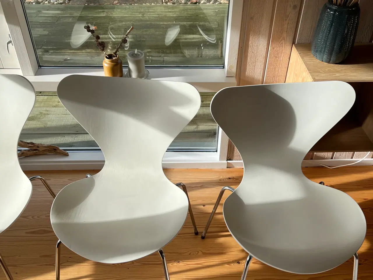 Billede 2 - Originale 7’er stole hvid