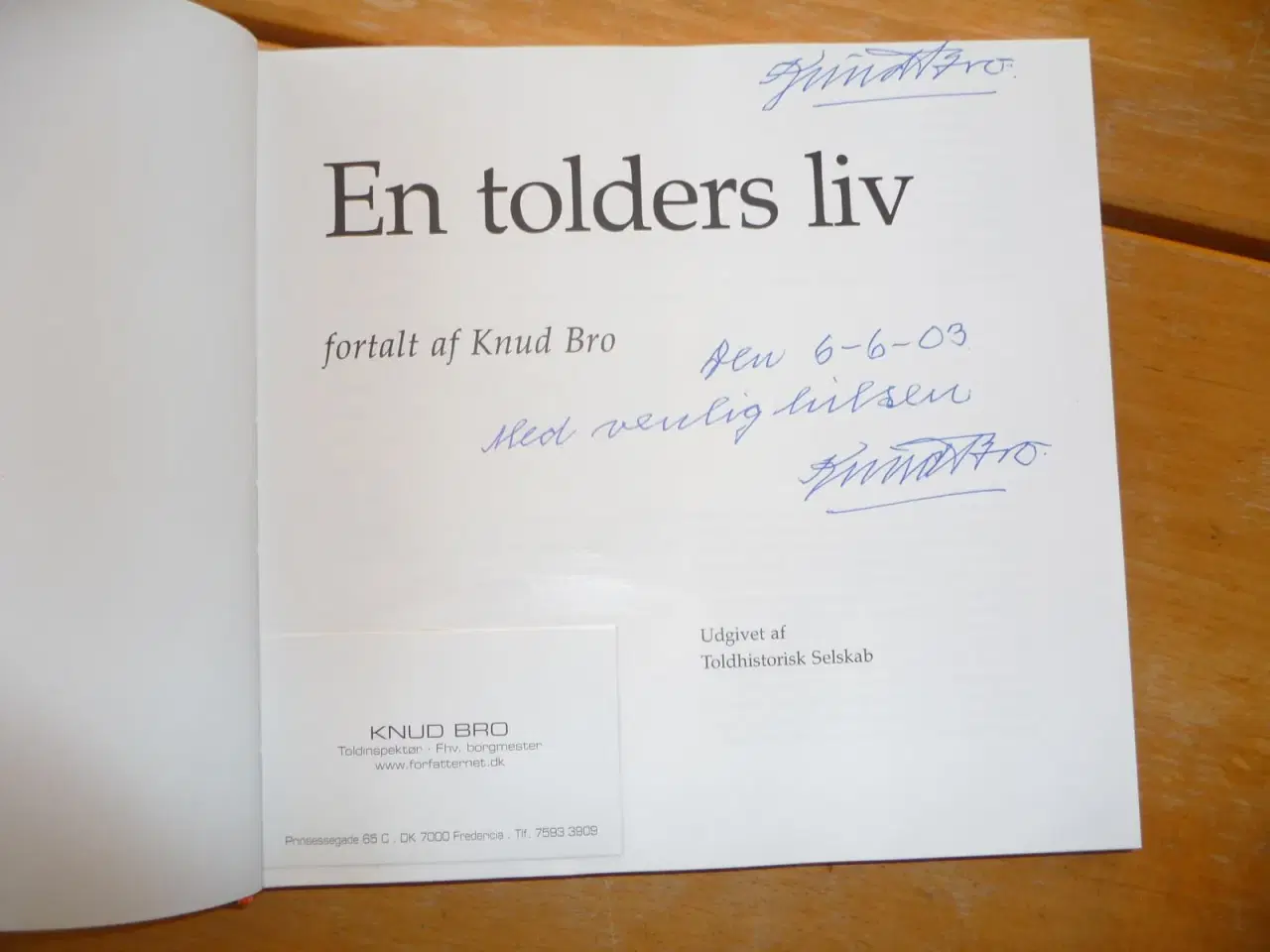 Billede 2 - en tolders liv, Knud Bro