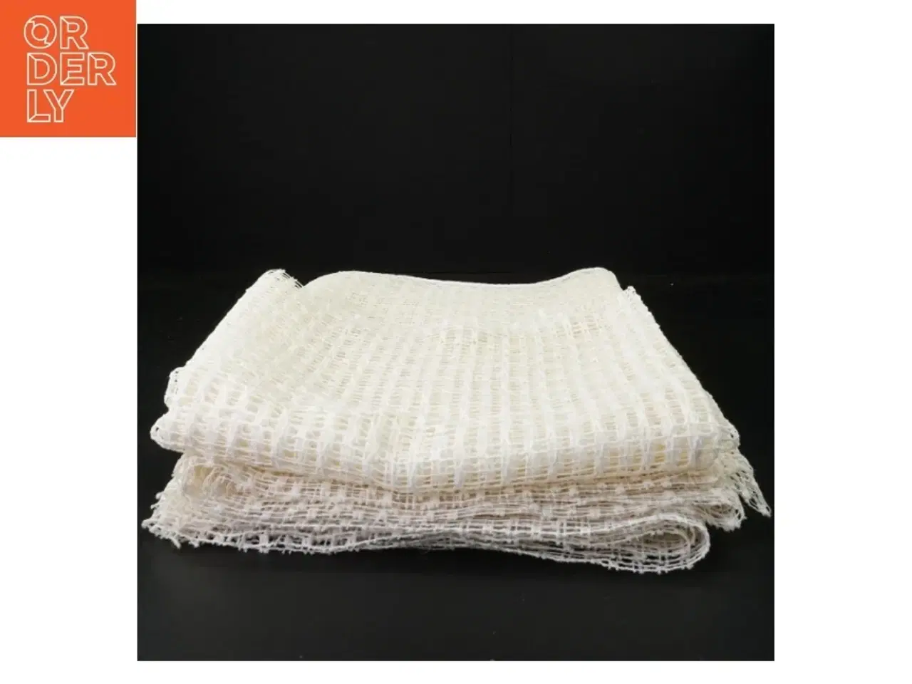 Billede 3 - Hvide undergariner (3 stk) (str. 61 x 198 og 2 stk 39 x 400 cm)