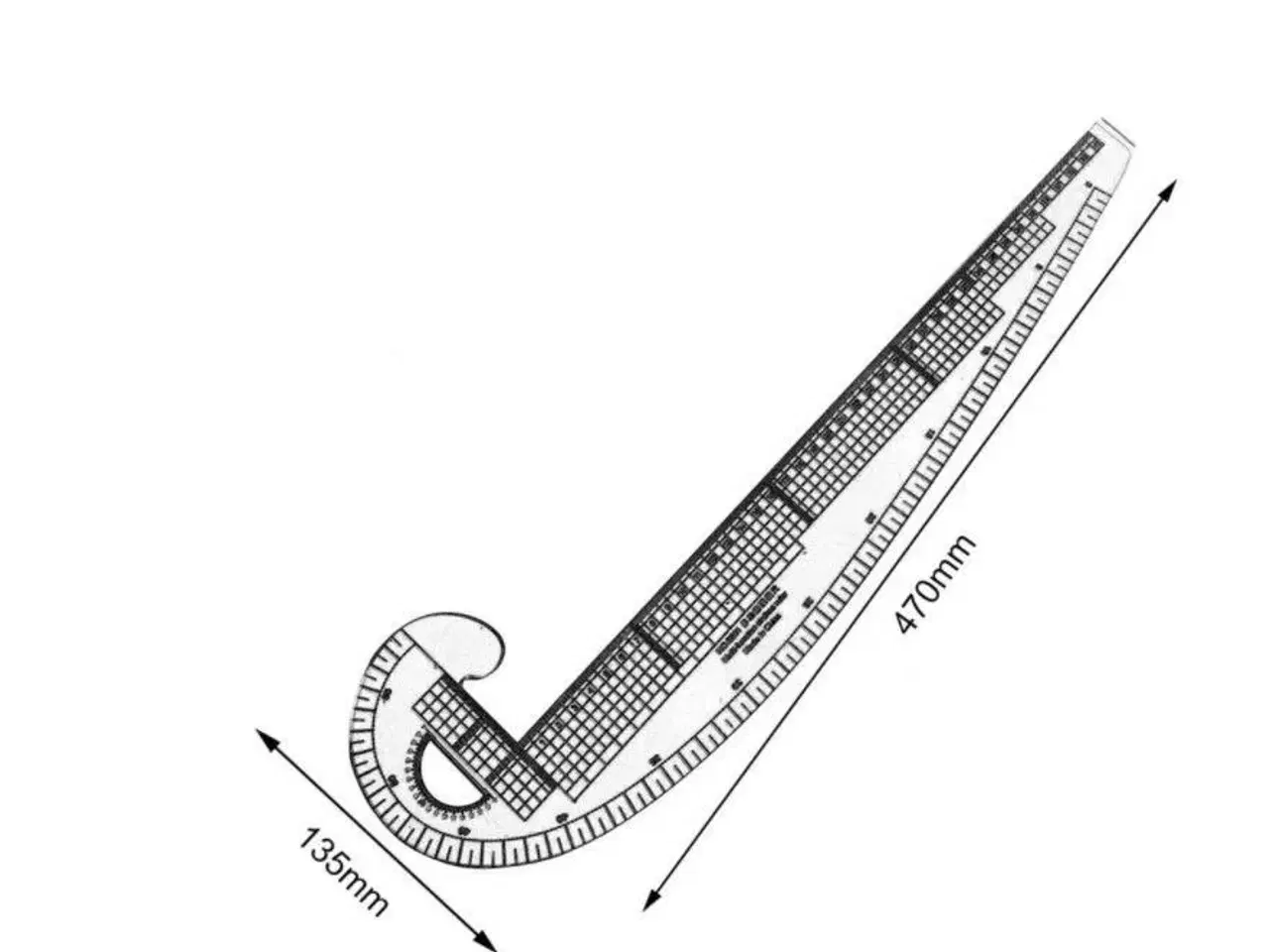 Billede 5 - Kurvelineal til syning - stor, NY i forseglet pose