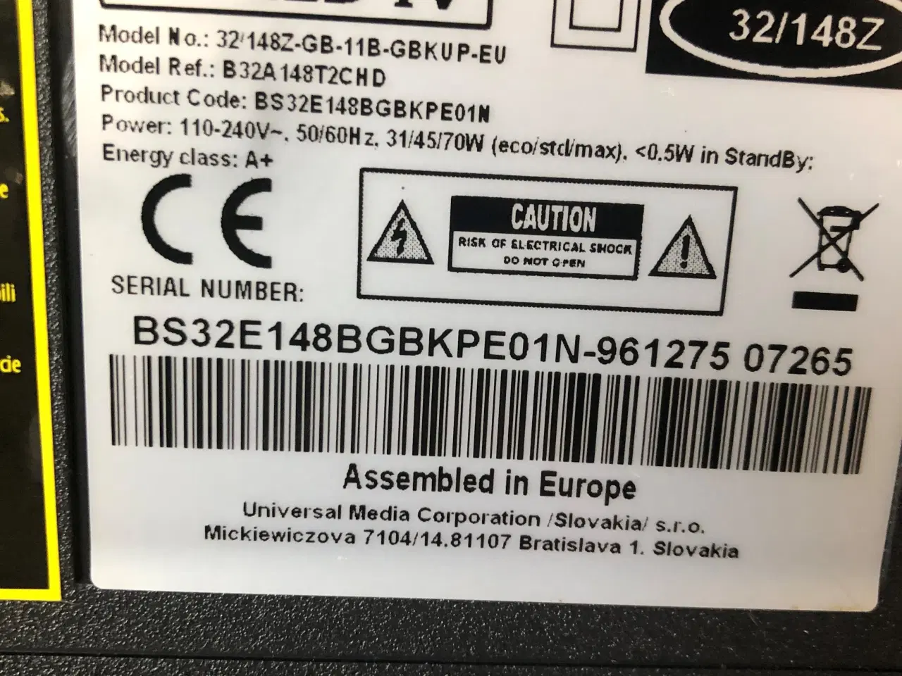 Billede 5 - 32" Blaupunkt LED TV