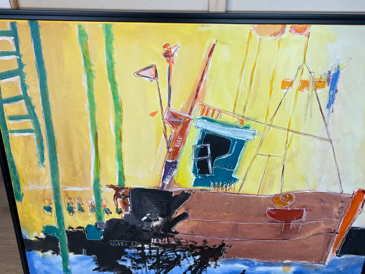 Billede 13 - Mange malerier, Akryl på lærrede