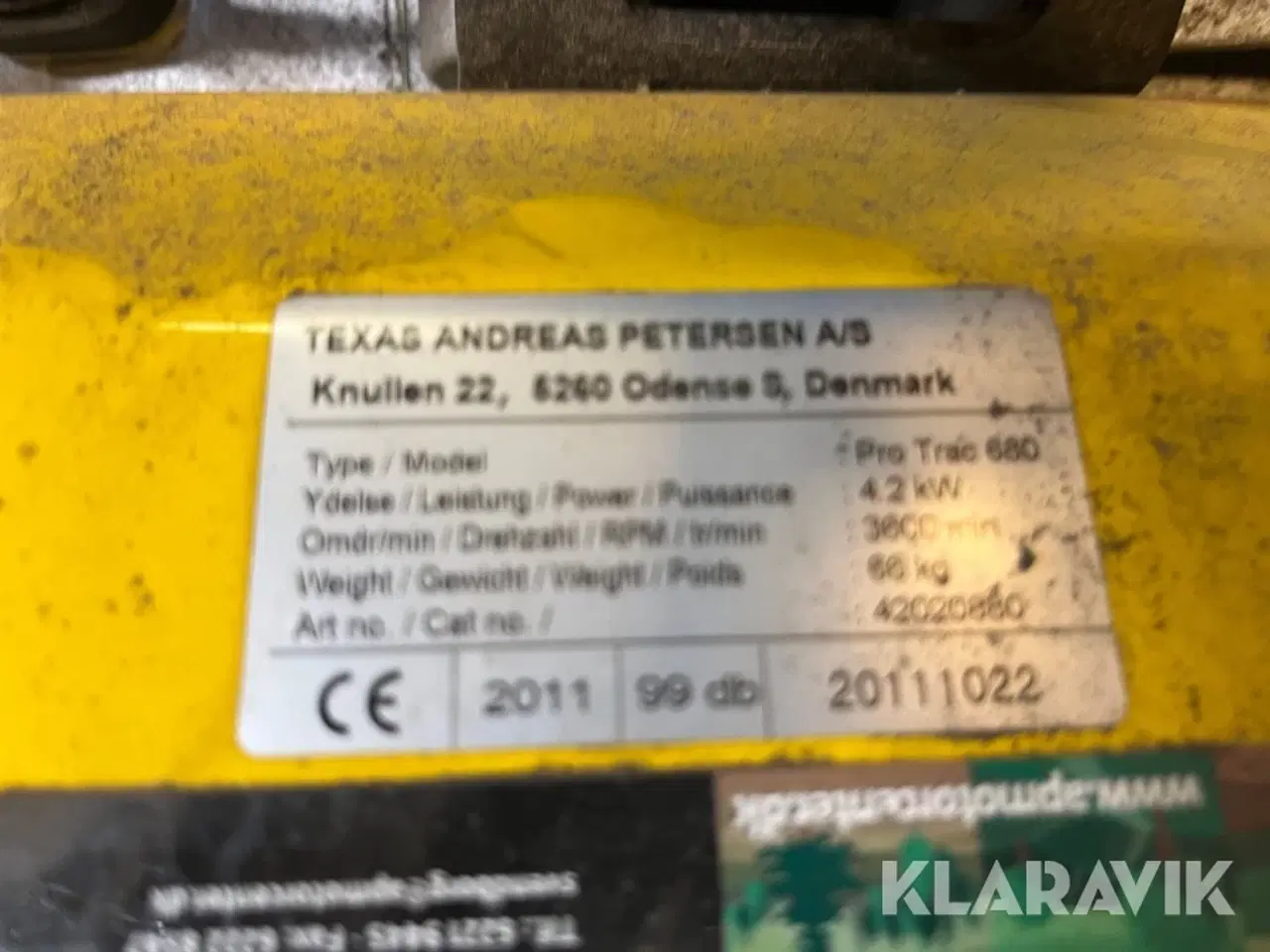 Billede 5 - Redskabsbærer Texas Pro Trac 680
