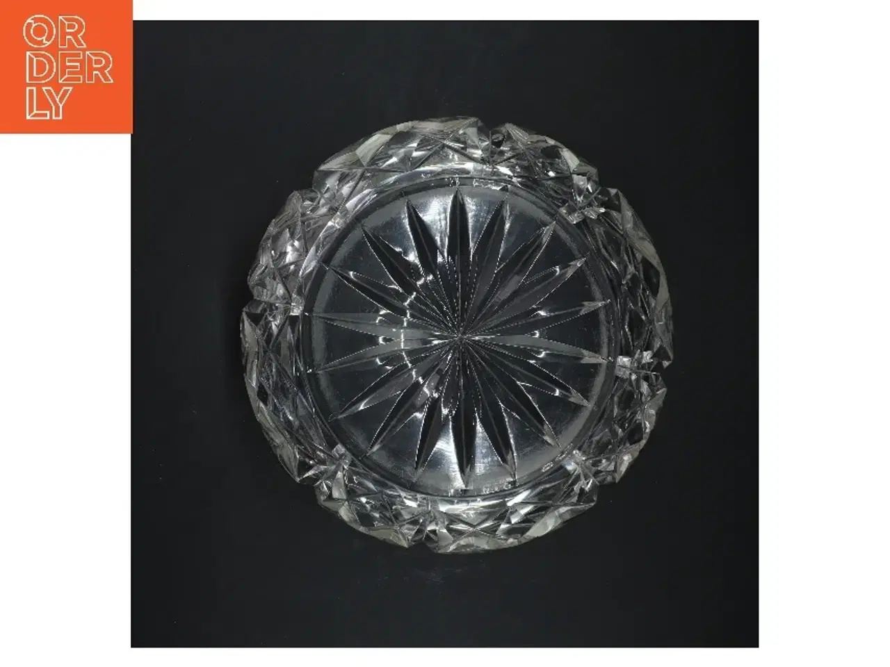 Billede 4 - Krystal skål med sølvkant (str. Ø 20x10 cm)