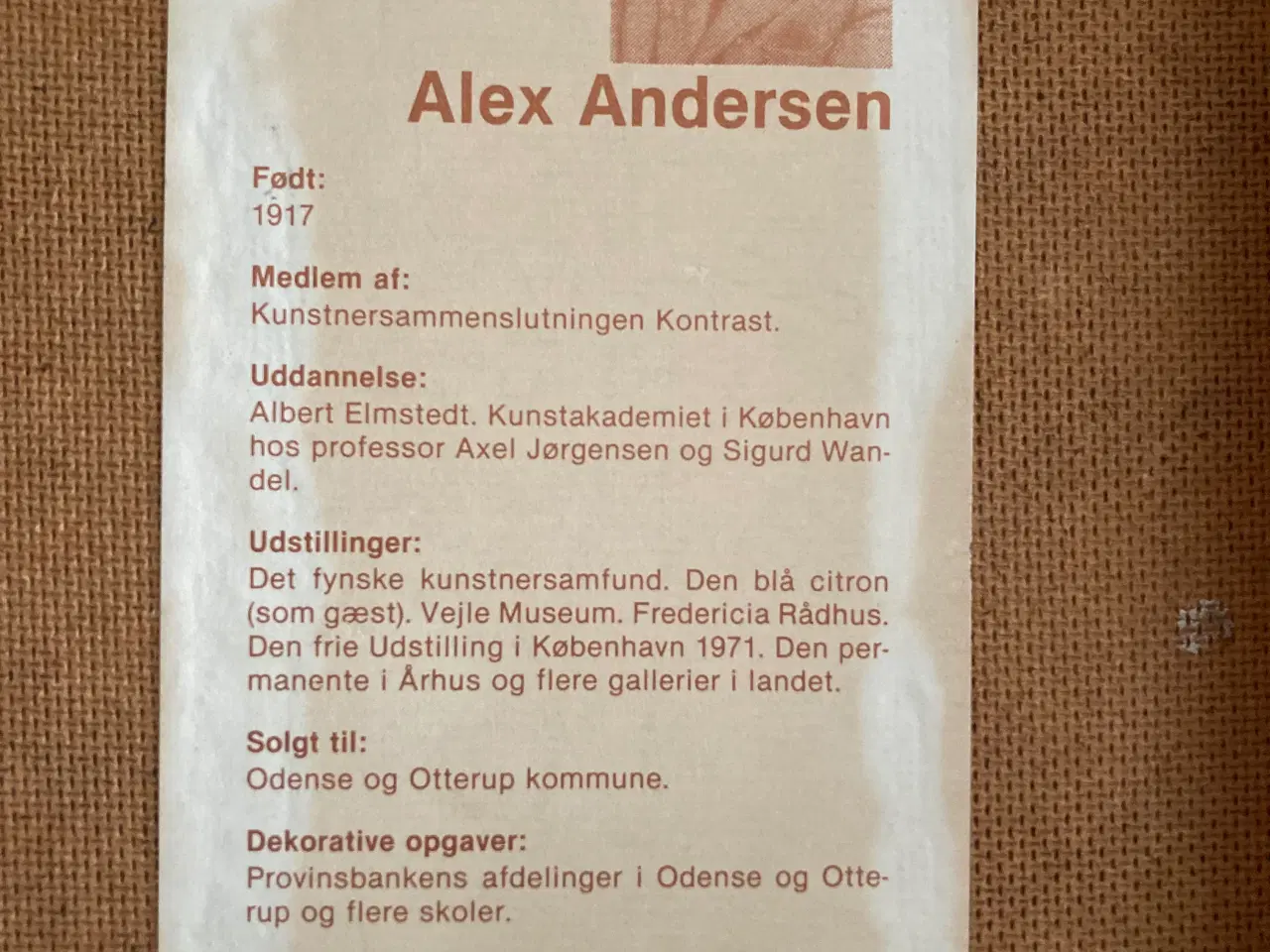 Billede 3 - Maleri af Alex Andersen