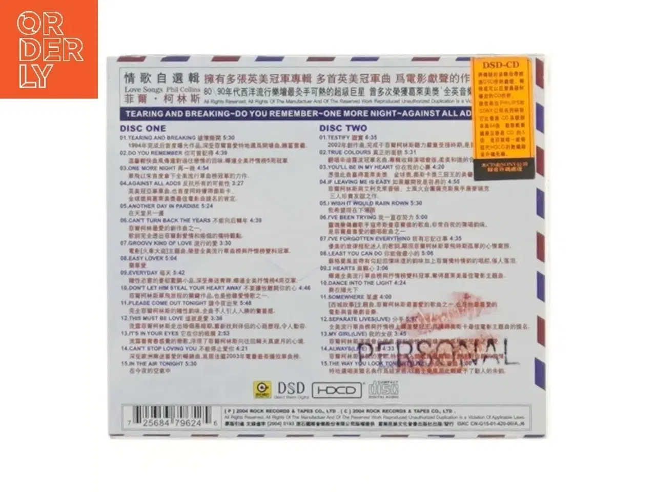 Billede 2 - Phil Collins CD - Love Songs