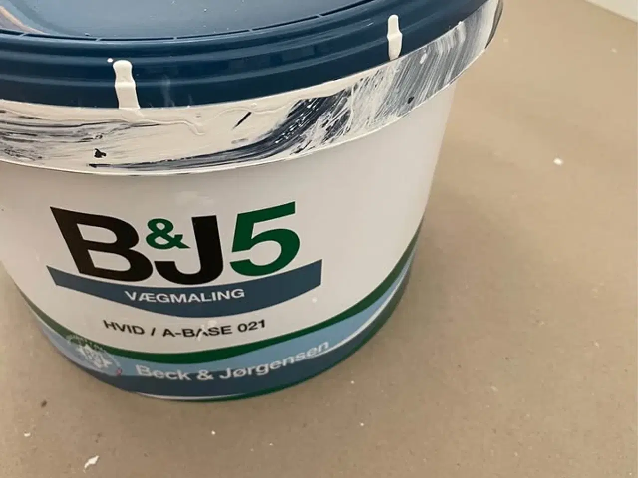 Billede 1 - Beck og Jørgensen loftmaling, modehvid, ca.8 liter