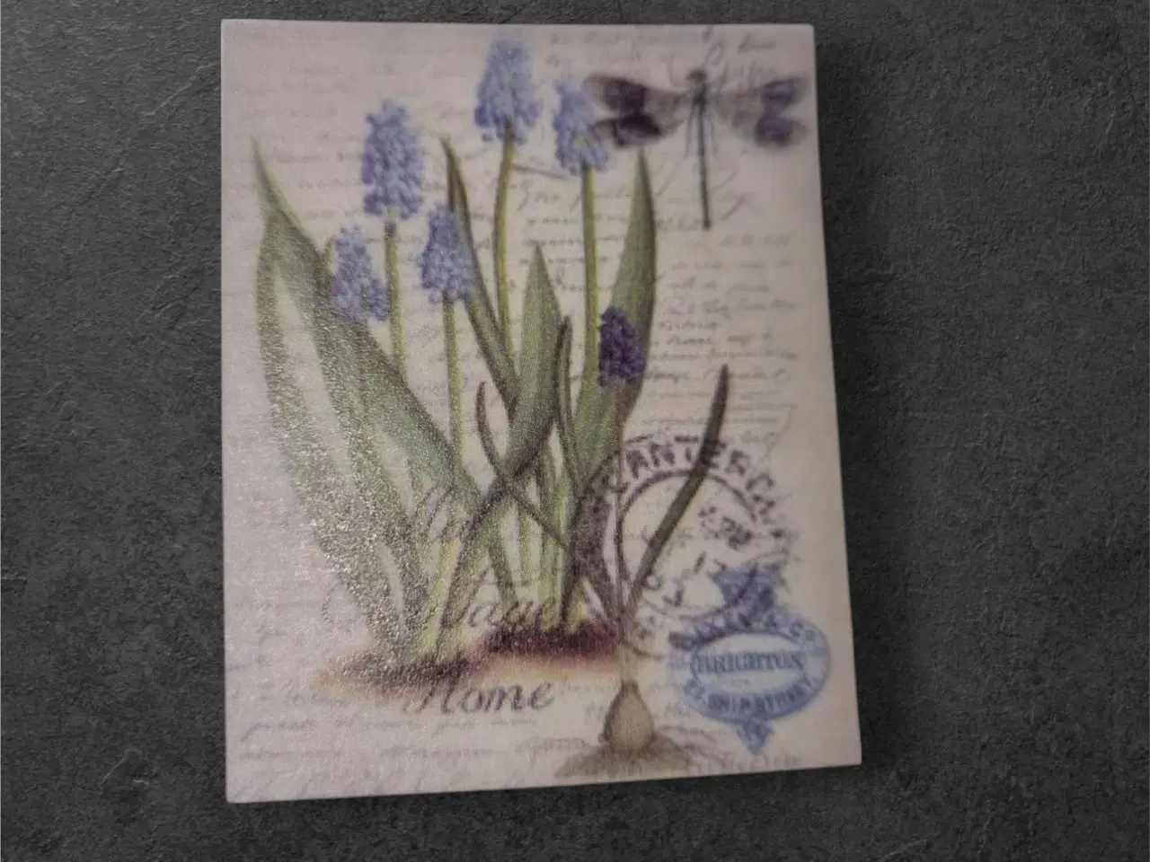 Billede 1 - Botanisk mini-tryk: Botanical Home med guldsmed