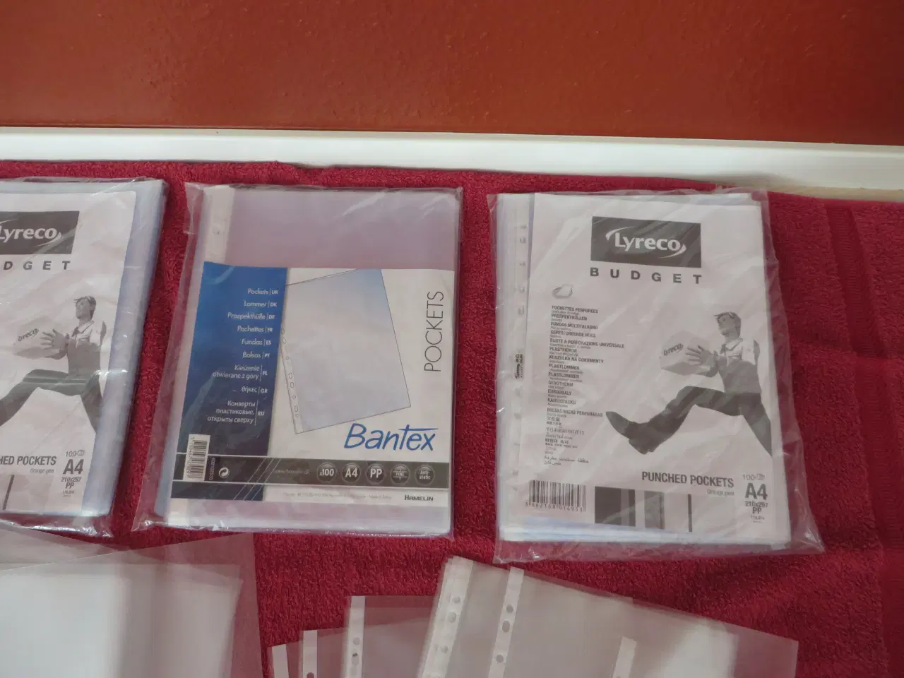 Billede 4 - Plastlommer, Lyreco, med huller, A4, 50 µm, pakke 