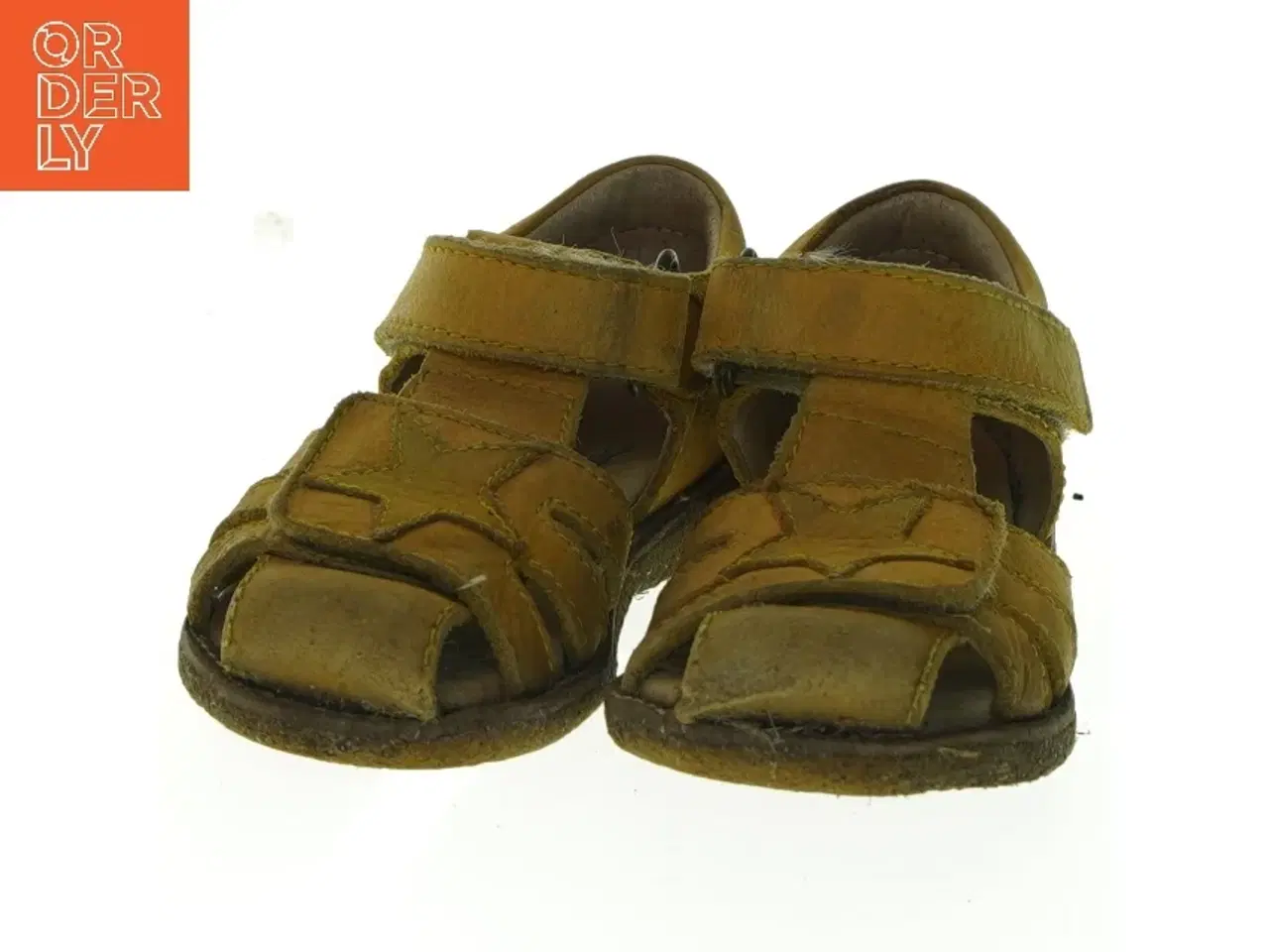 Billede 2 - Rap rap khaki gule børnesandaler (str. 26)