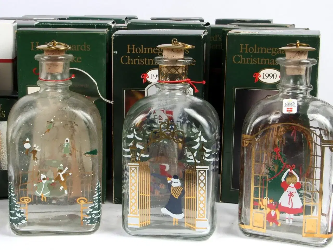 Billede 1 - Juleflasker fra Holmegaard