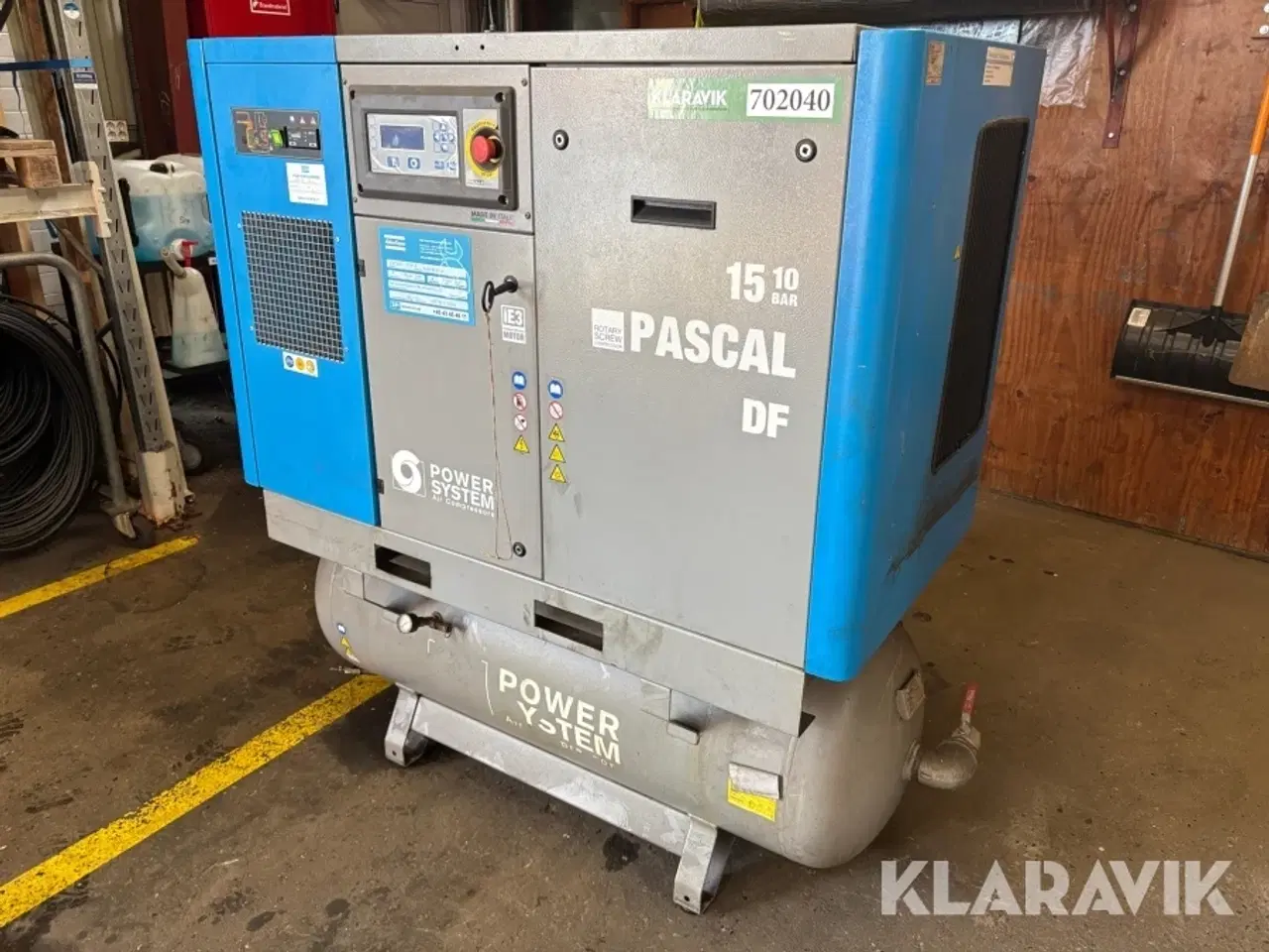 Billede 2 - Skruekompressor Power System Pascal 15-10-270 DF