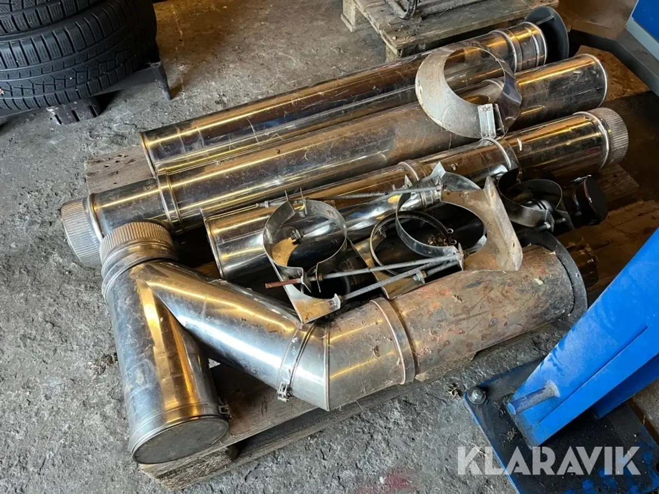 Billede 12 - Pillefyr med skorsten Ravelli R70