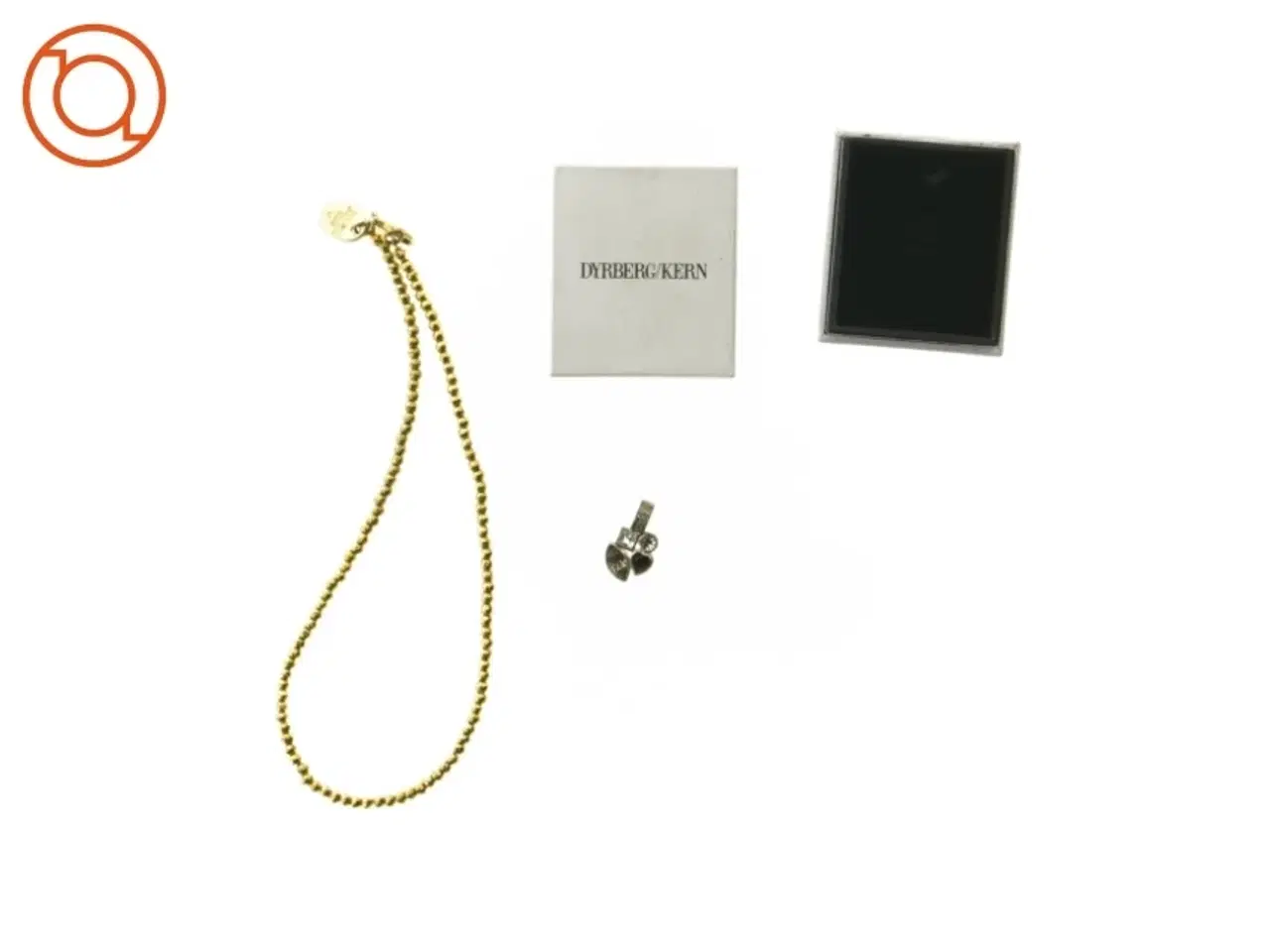 Billede 1 - Halskæde og vedhæng fra Dyrberg Kern (str. 5 x 6 cm)