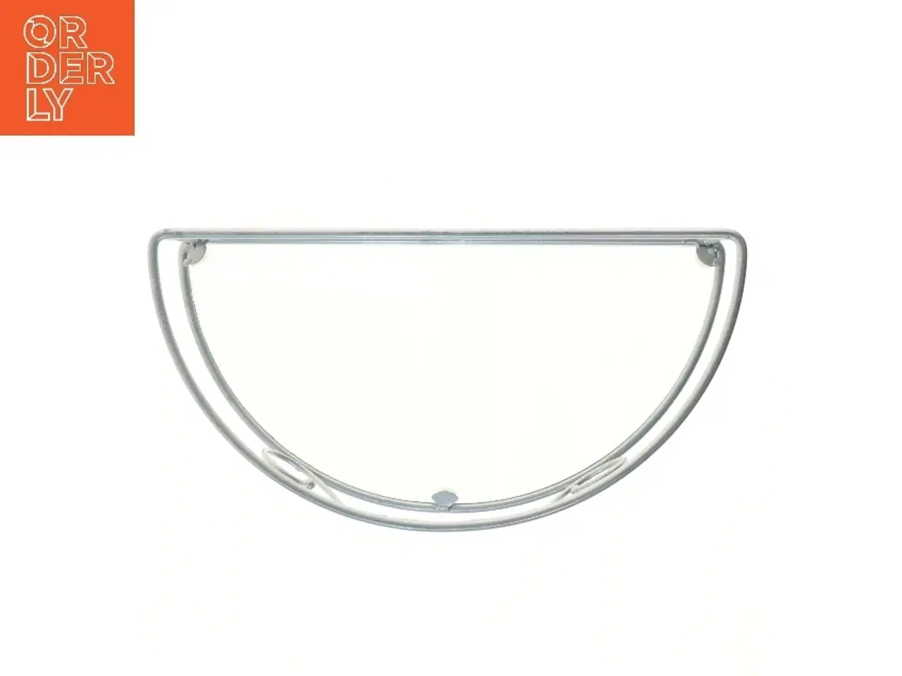 Billede 2 - Vægophængt hylde i metal (str. 52x27x13 cm)