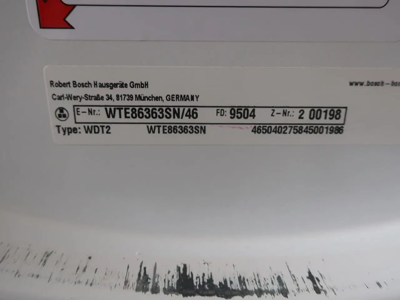 Billede 5 - Kondenstørretumbler BOSCH WDT2