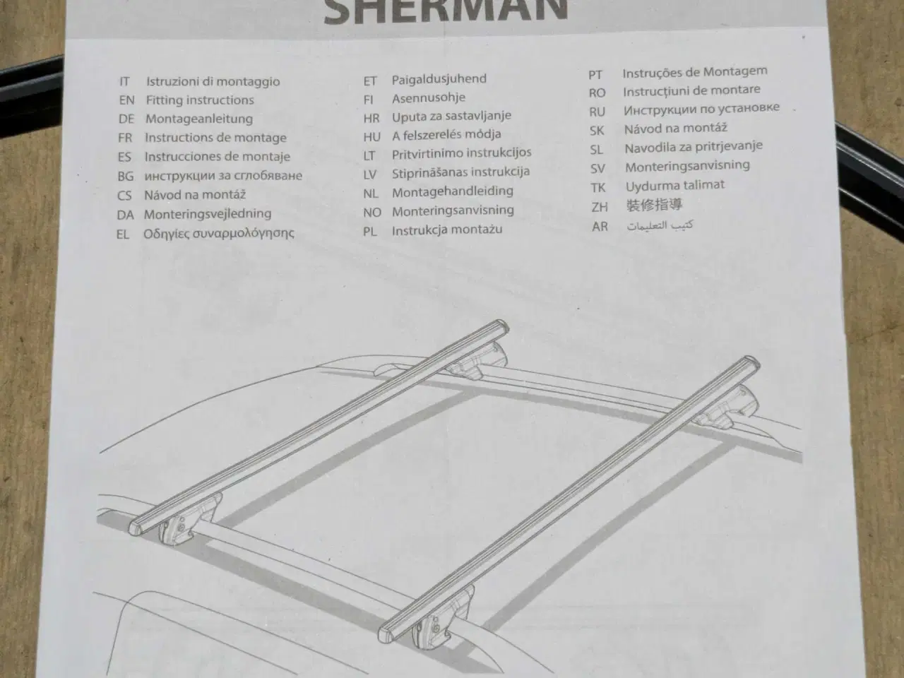 Billede 1 - Tagbøjler til hævet tagræling