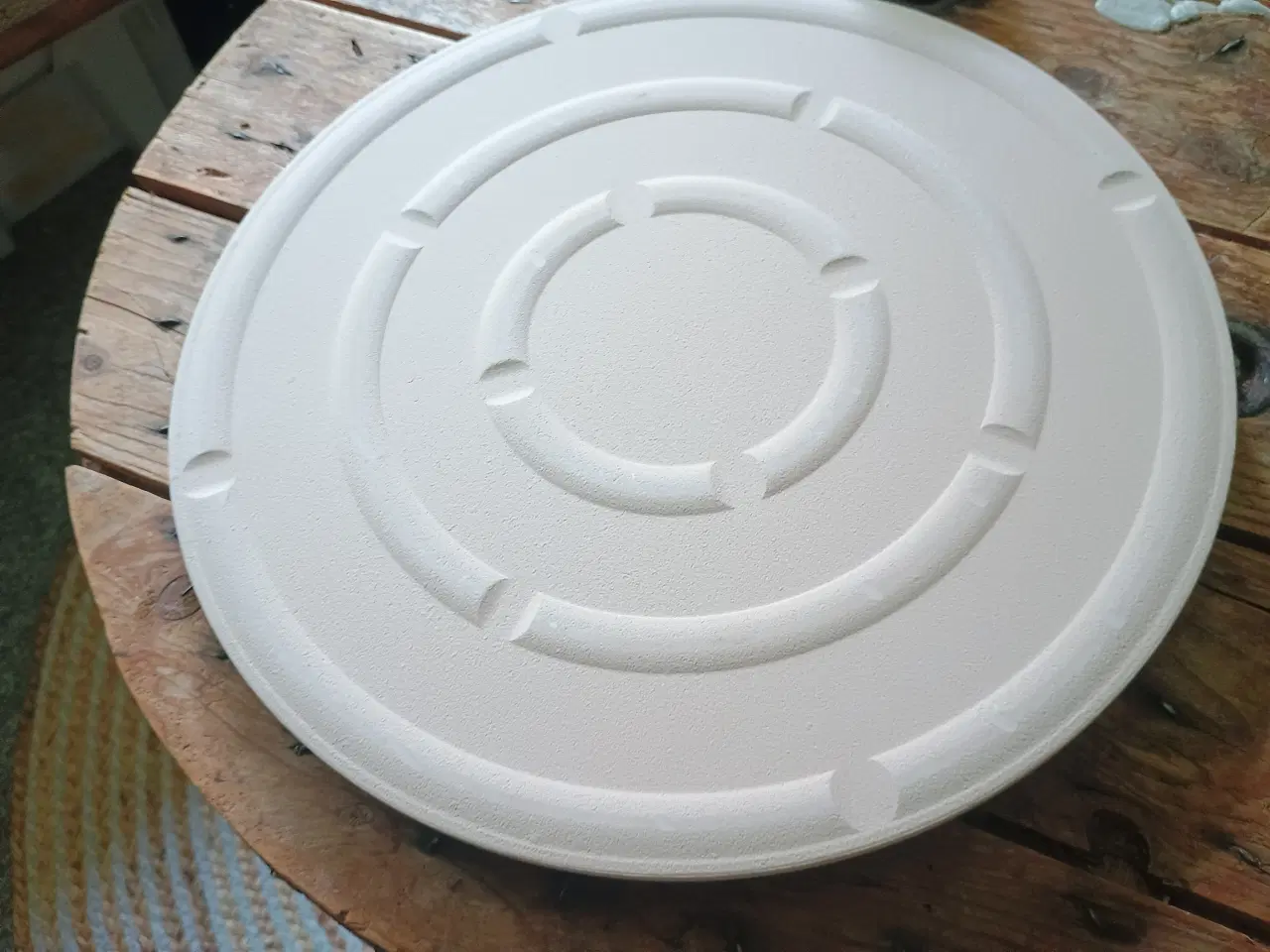 Billede 2 - Pizzasten, hvid. Ny 