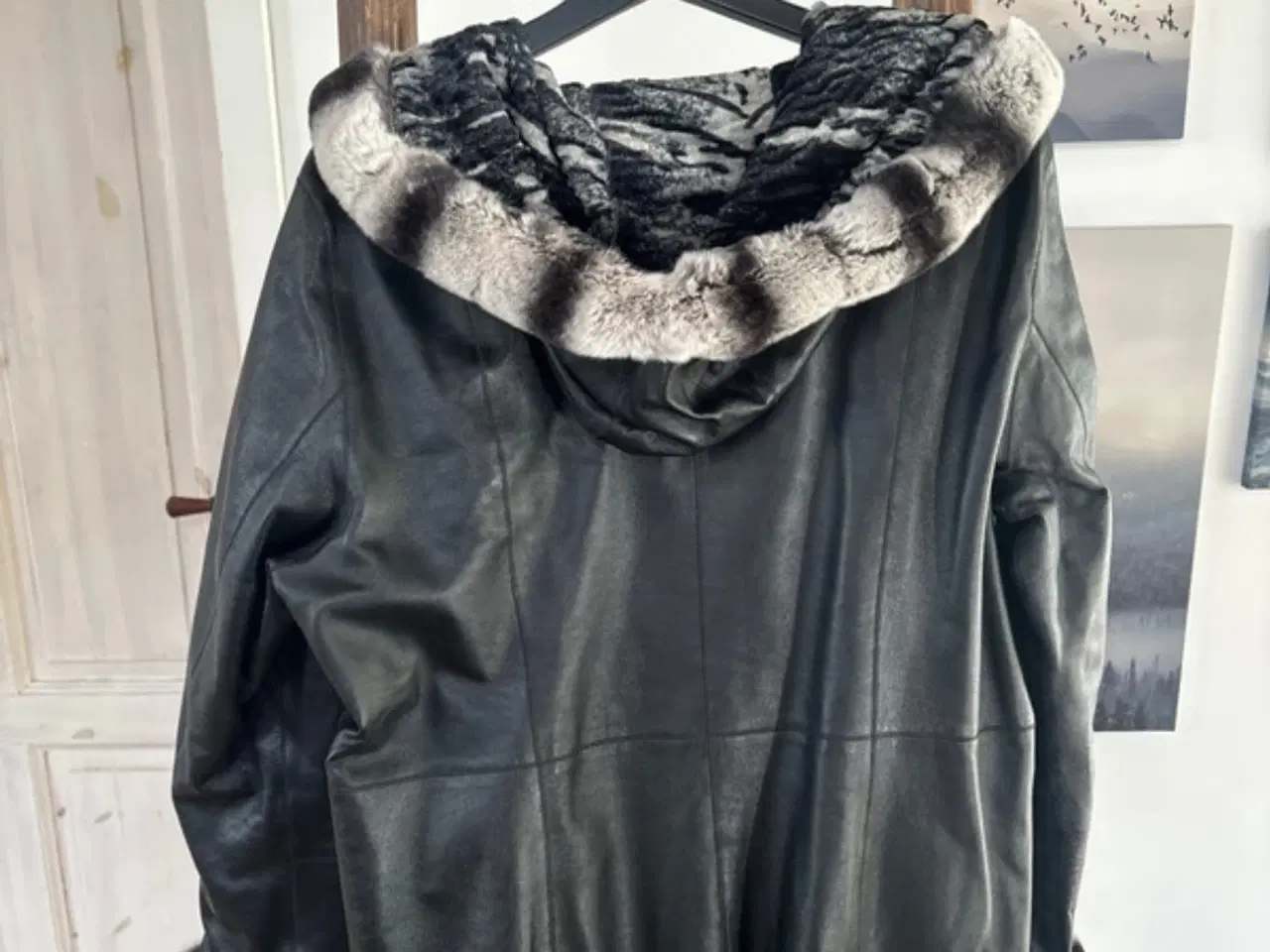 Billede 4 - Ægte vendbar skind og pels jakke 