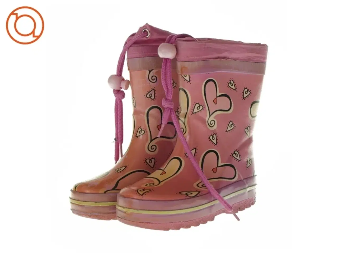 Billede 1 - Gummistøvler med hjerter (str. 22)