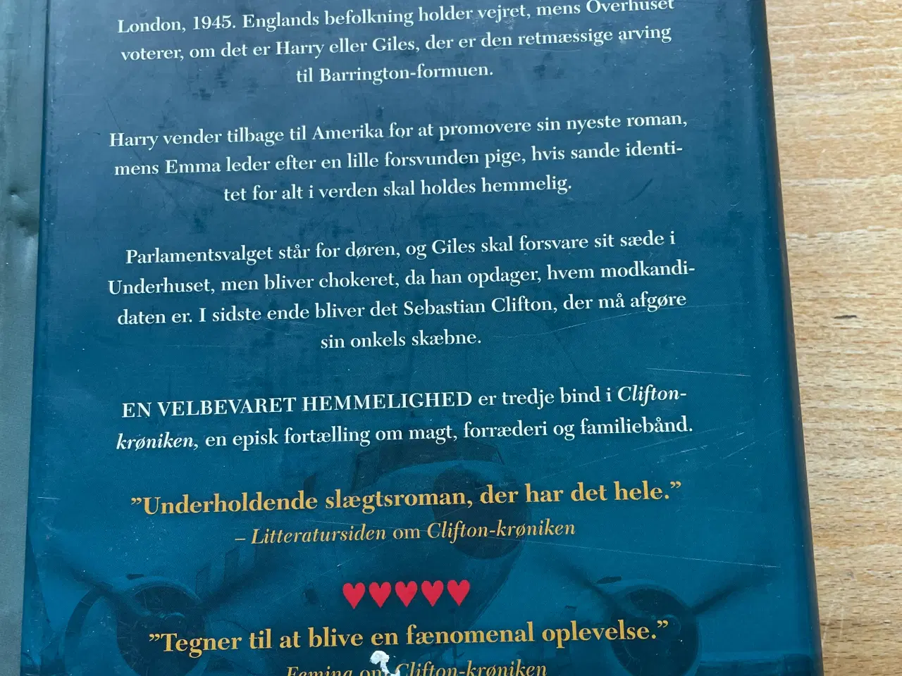 Billede 7 - Jeffrey Archer Clifton Krøniken 