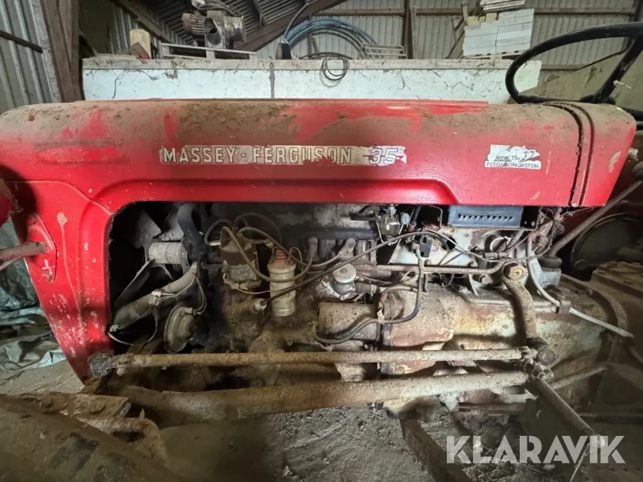 Billede 8 - Veterantraktor Massey Ferguson 35