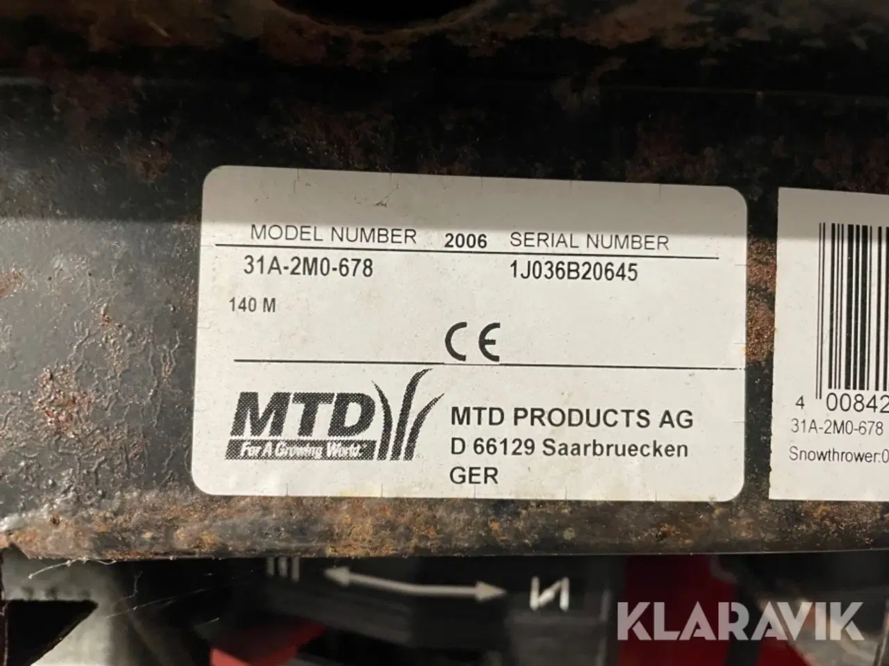 Billede 5 - Sneslynge MTD