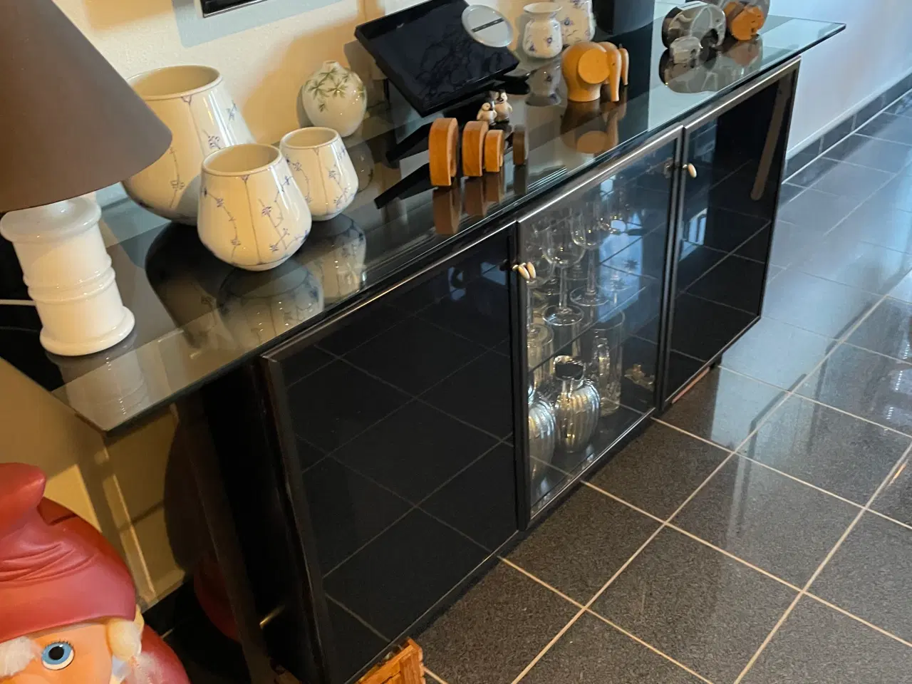 Billede 2 - Spisebord i glas +skænk