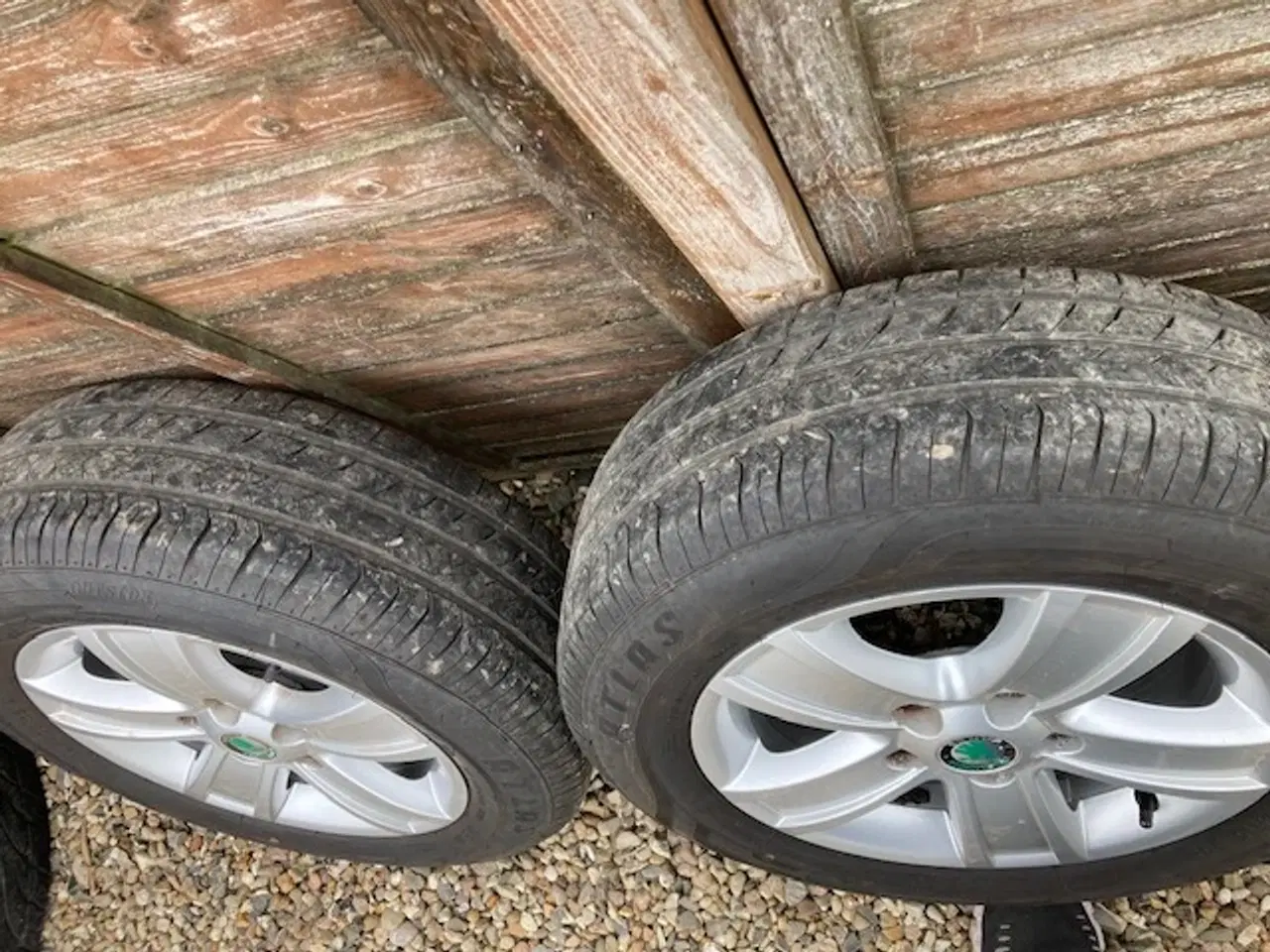 Billede 3 - Originale Skoda Octavia fælge 15" 60% dæk.