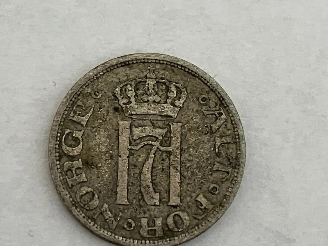 Billede 2 - 10 Øre 1909 Norge