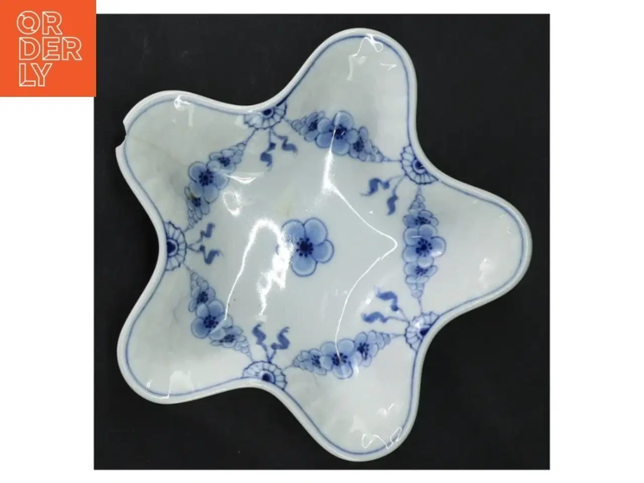 Billede 3 - Blå Blomster Porcelænsskål fra B&G (str. Ø. 13 cm)