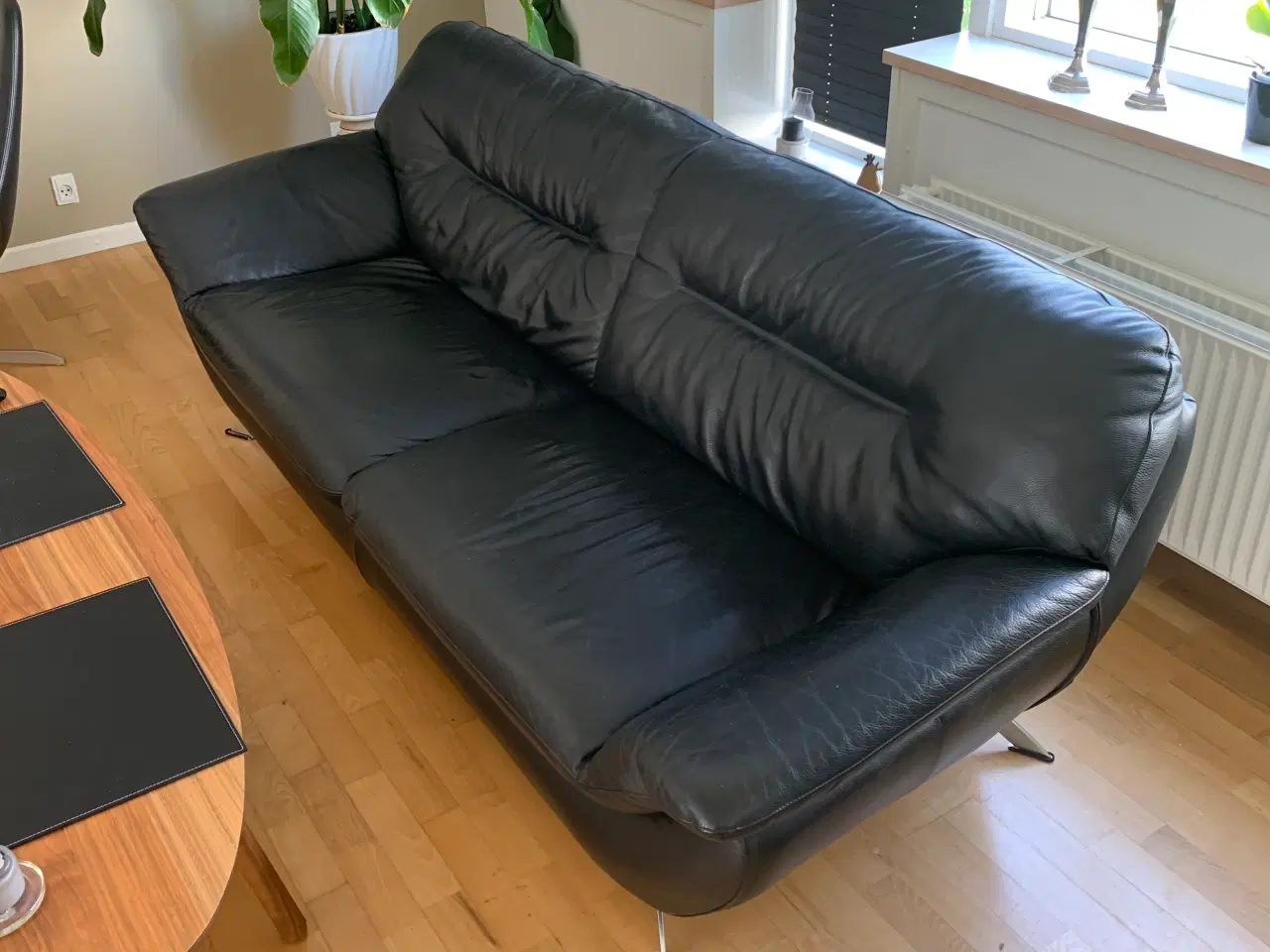 Billede 2 - Flot 3pers. lædersofa 