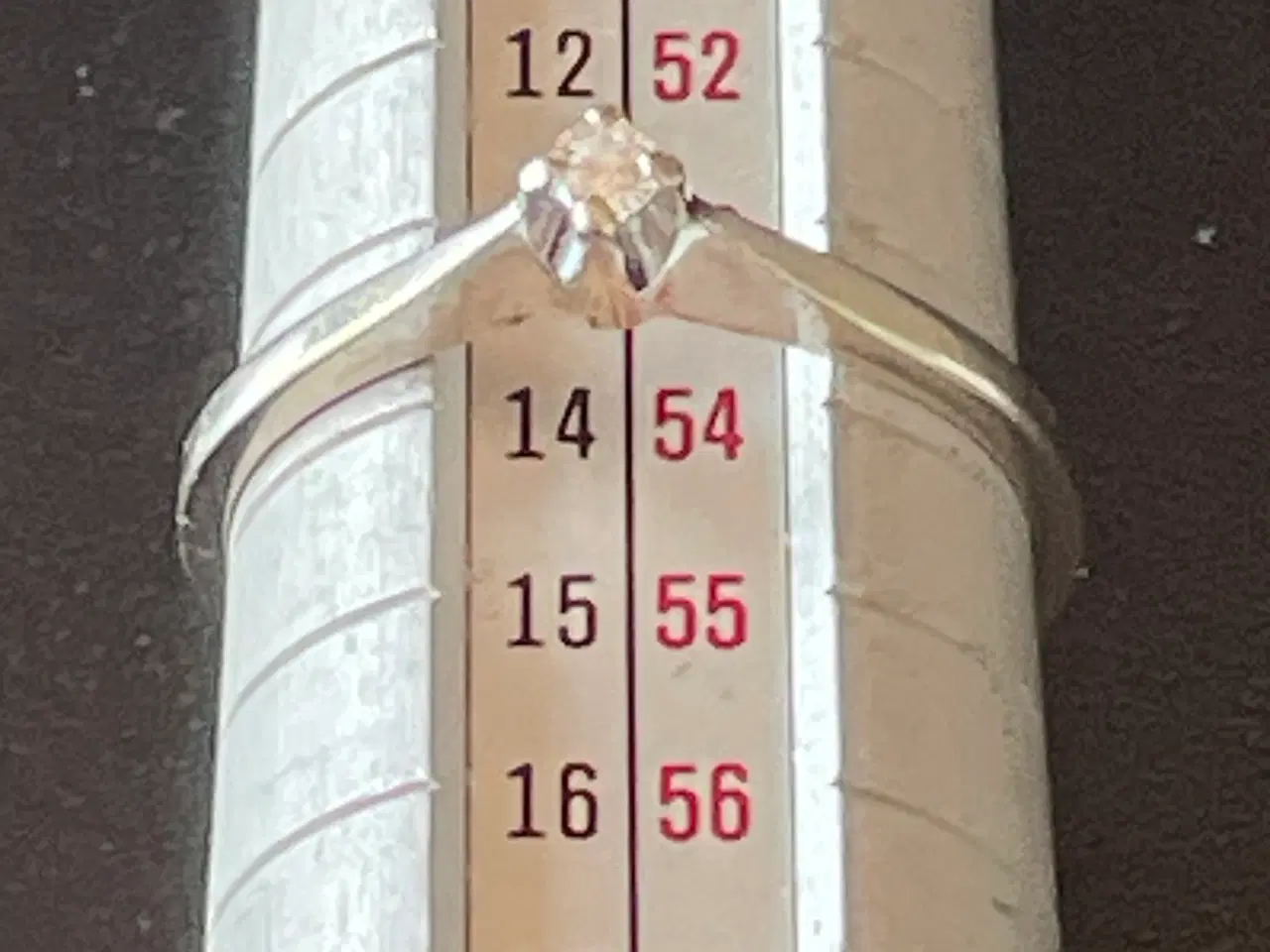 Billede 7 - Diamant solitairering i 14 karat hvidguld