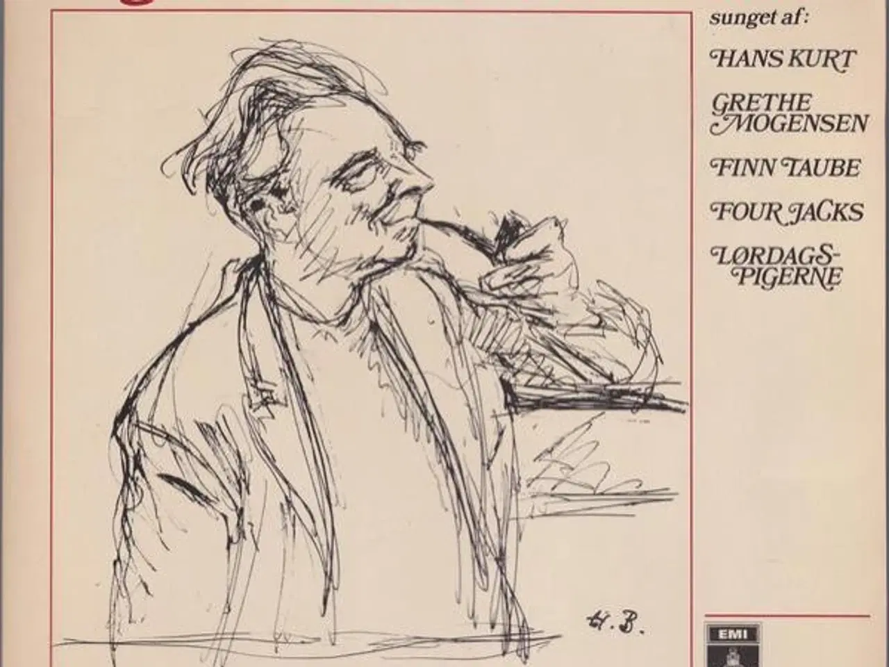 Billede 1 - Hans Kurt mv: Sigfrid Pedersens viser - vinyl LP