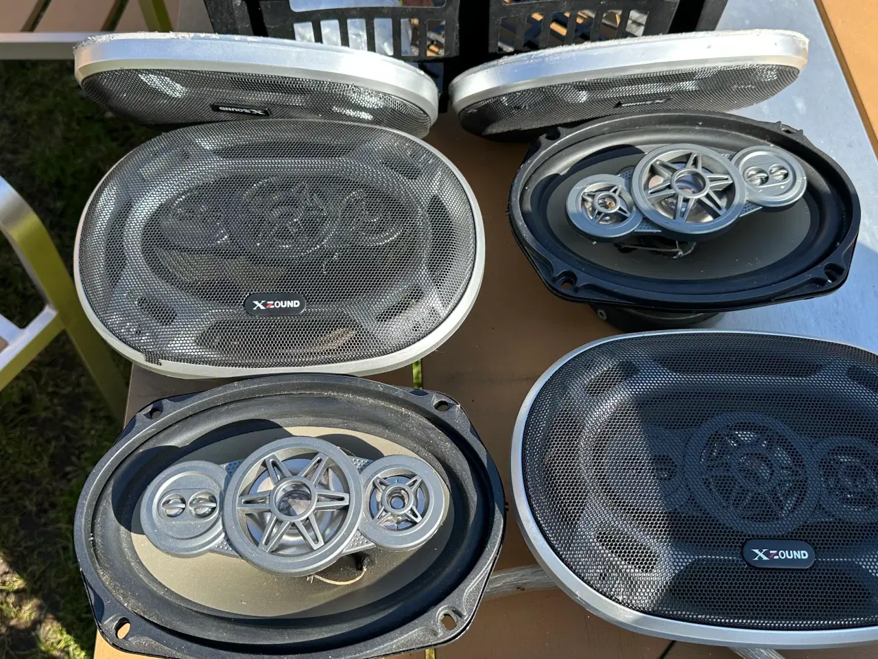 Billede 3 - Xzound bilanlæg – sub, forstærker og højtalere