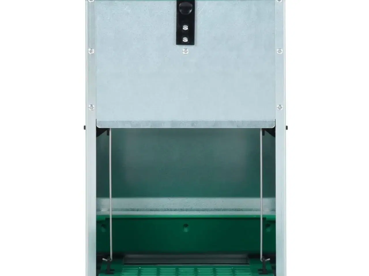 Billede 3 - Automatisk foderautomat til fjerkræ 8 kg med trædeplade