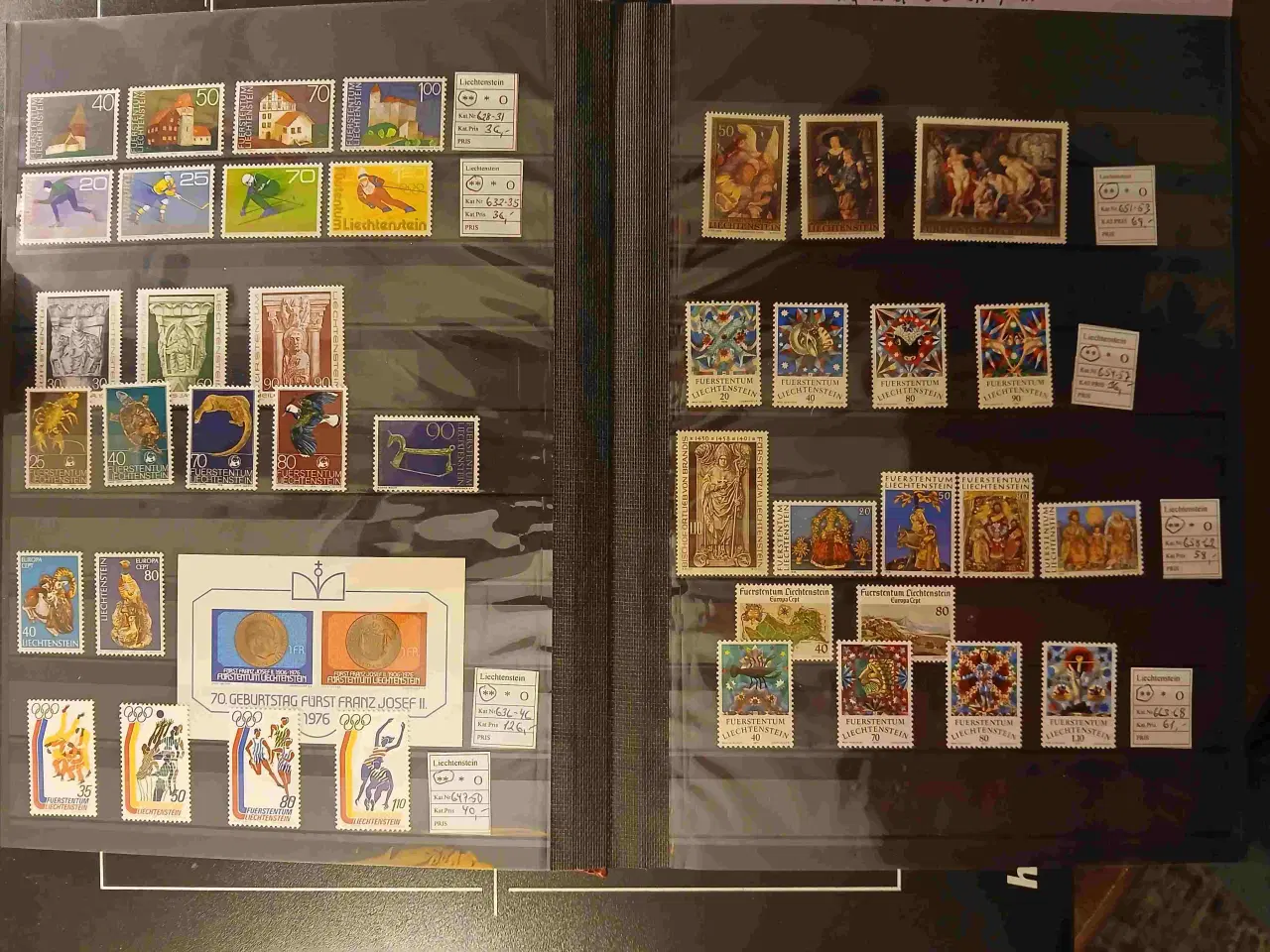 Billede 7 - Liechtenstein (40) Postfrisk ** samling fra 1956 t