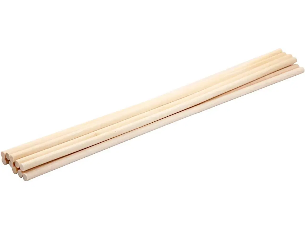 Billede 1 - Rundstok i træ 30 cm - 10 stk. til kreative projekter
