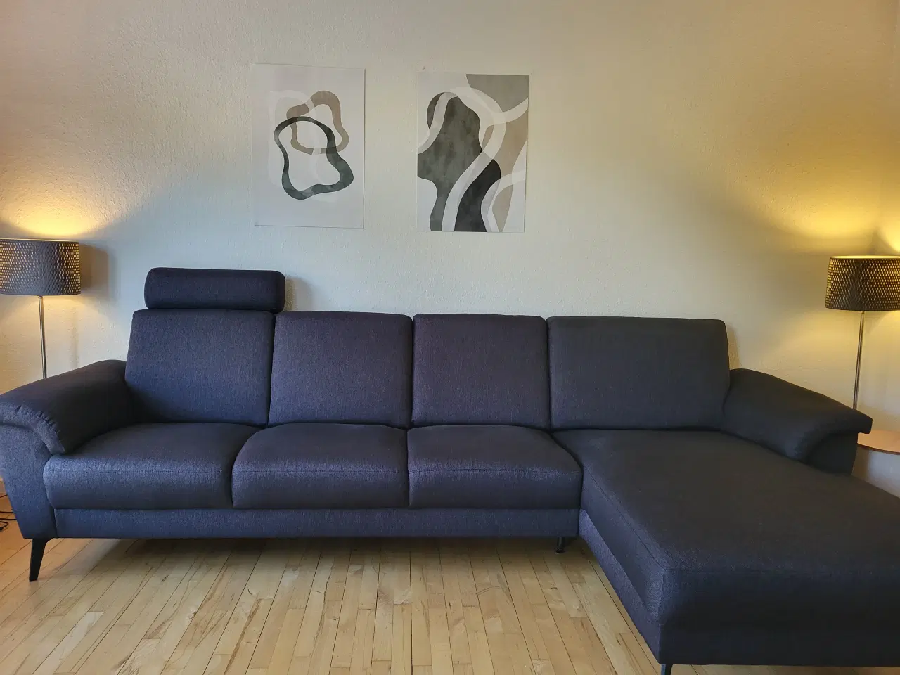 Billede 1 - Flot sofa med chaiselong 