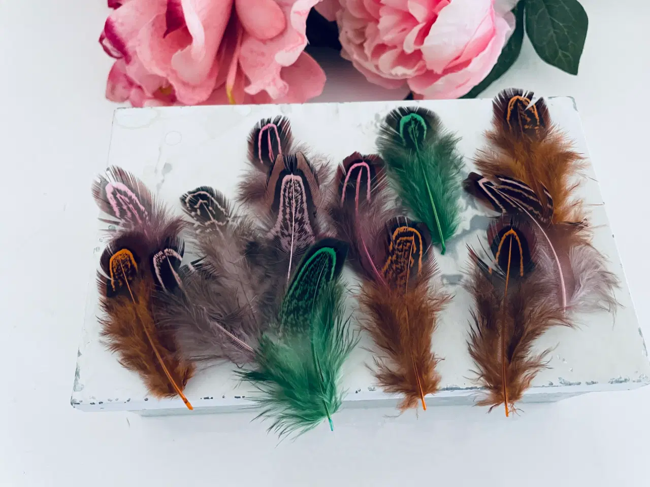 Billede 2 - Blandet fjer til dekoration