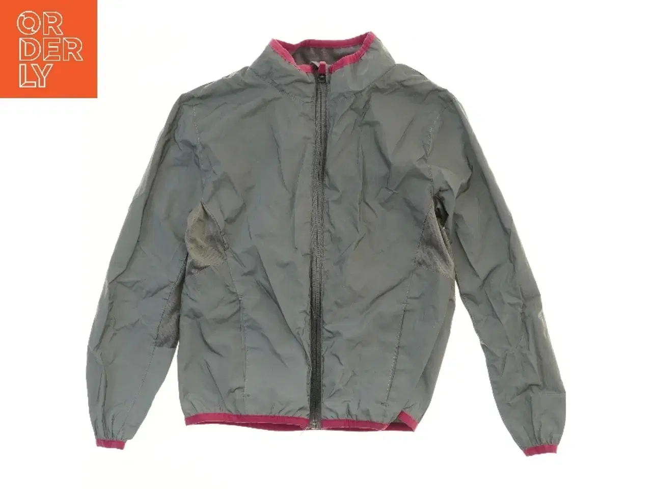 Billede 1 - Grå jakke med lynlås (str. 128)