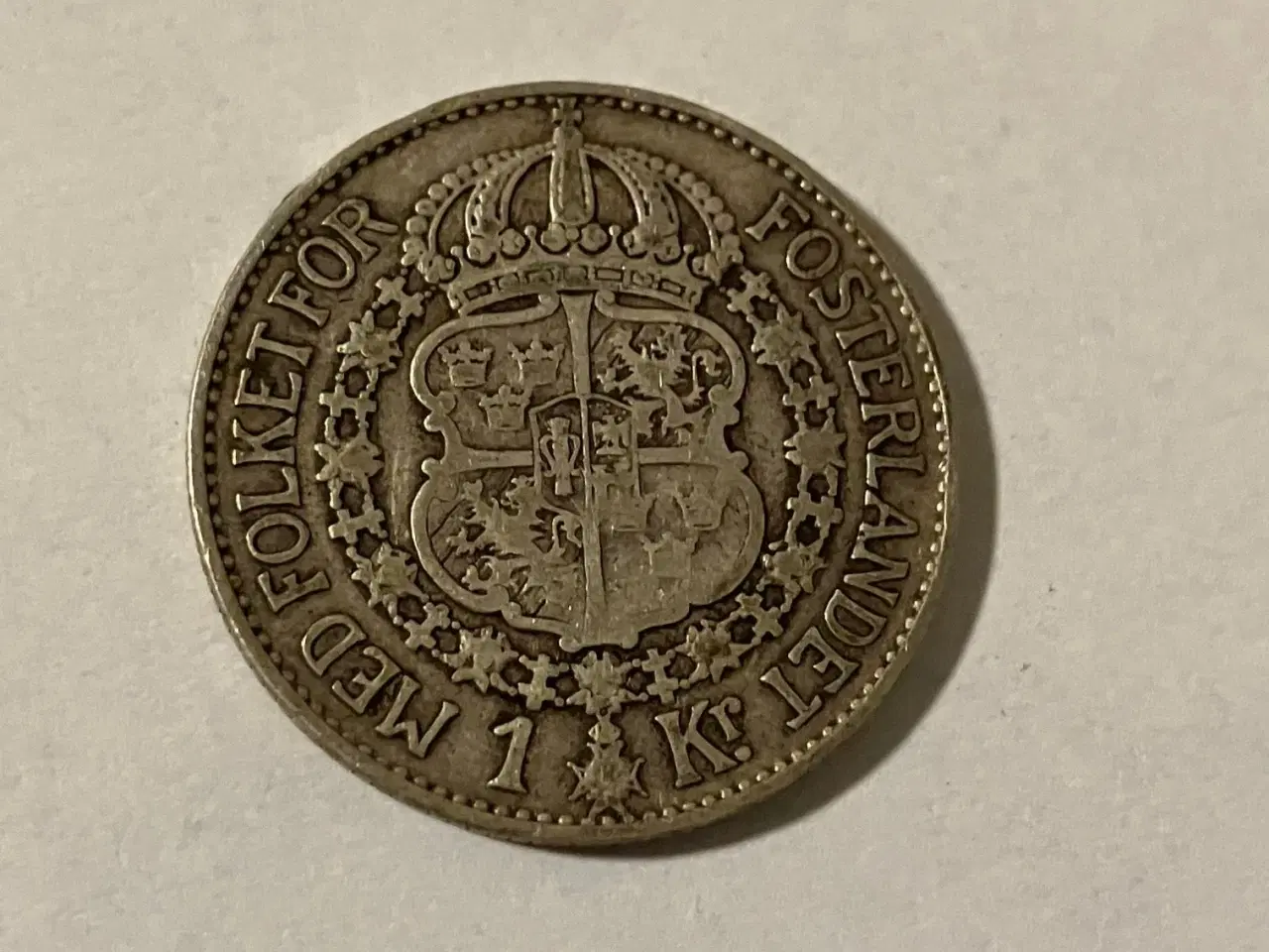 Billede 2 - 1 Krona 1937 Sweden - Silver