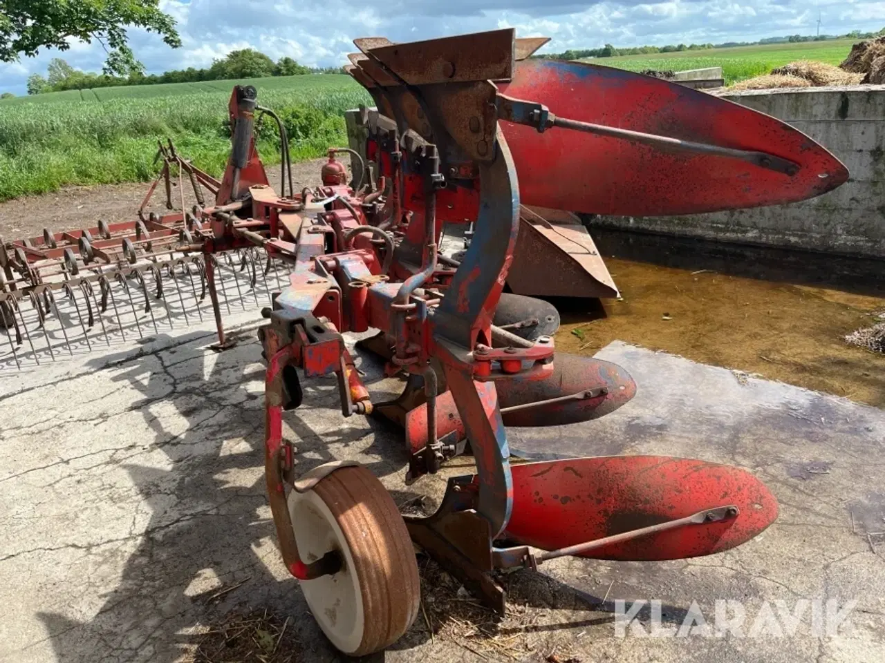 Billede 3 - Plov Fiskars Agrolux 3 fugert vendeplov