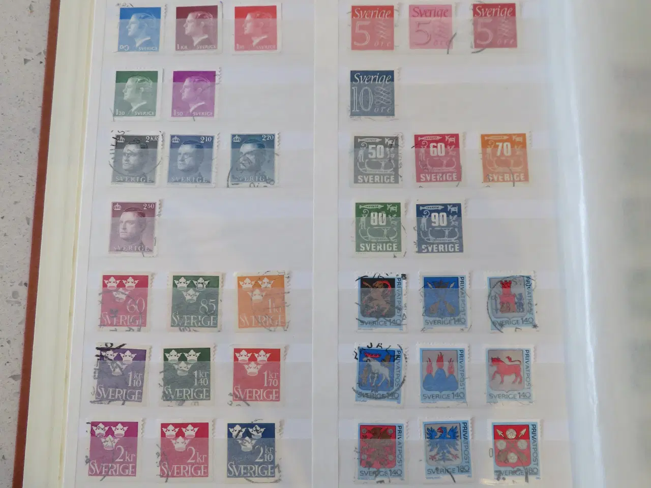 Billede 2 - Sverige, 303 forskellige frimærker