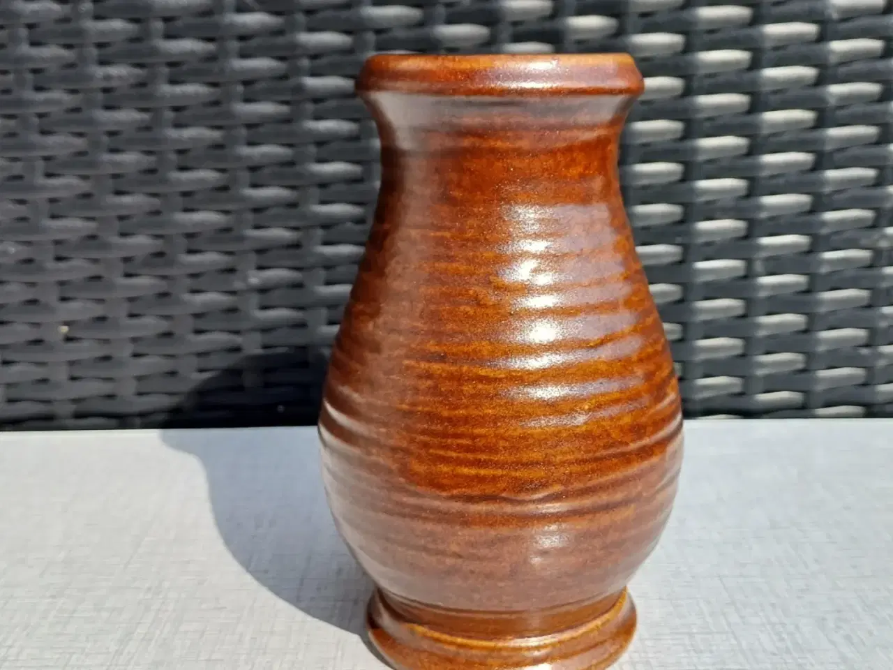 Billede 1 - Brun vase. West Germany - Bay 740-14.