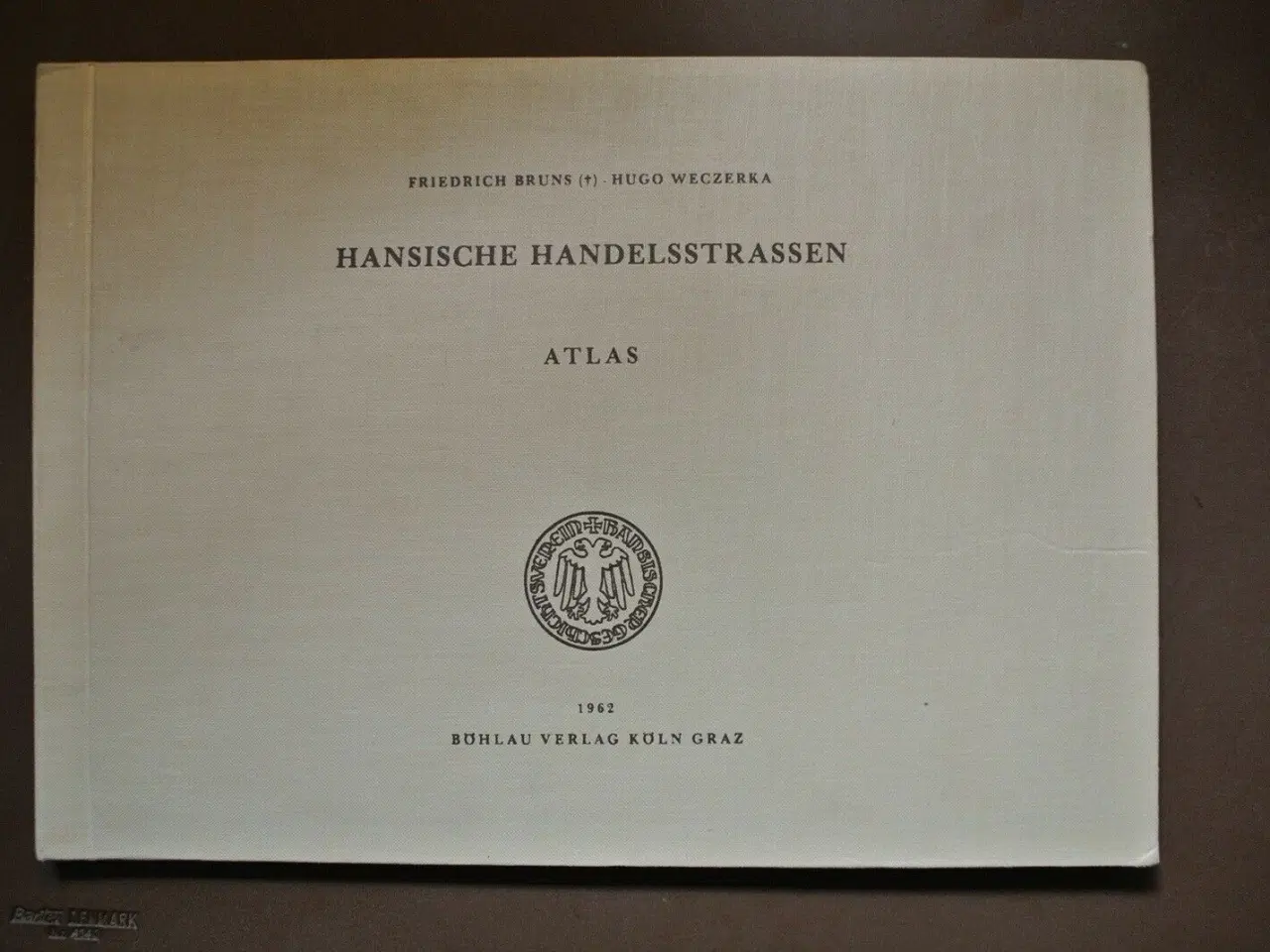 Billede 1 - hansische handelsstrassen - atlas. tysk tekst, von
