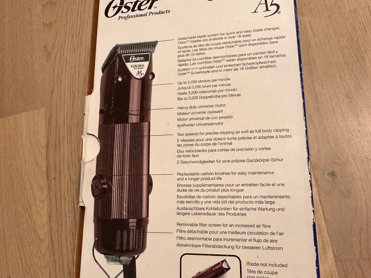 Billede 2 - Oster A5 hundetrimmer/pelsklipper 