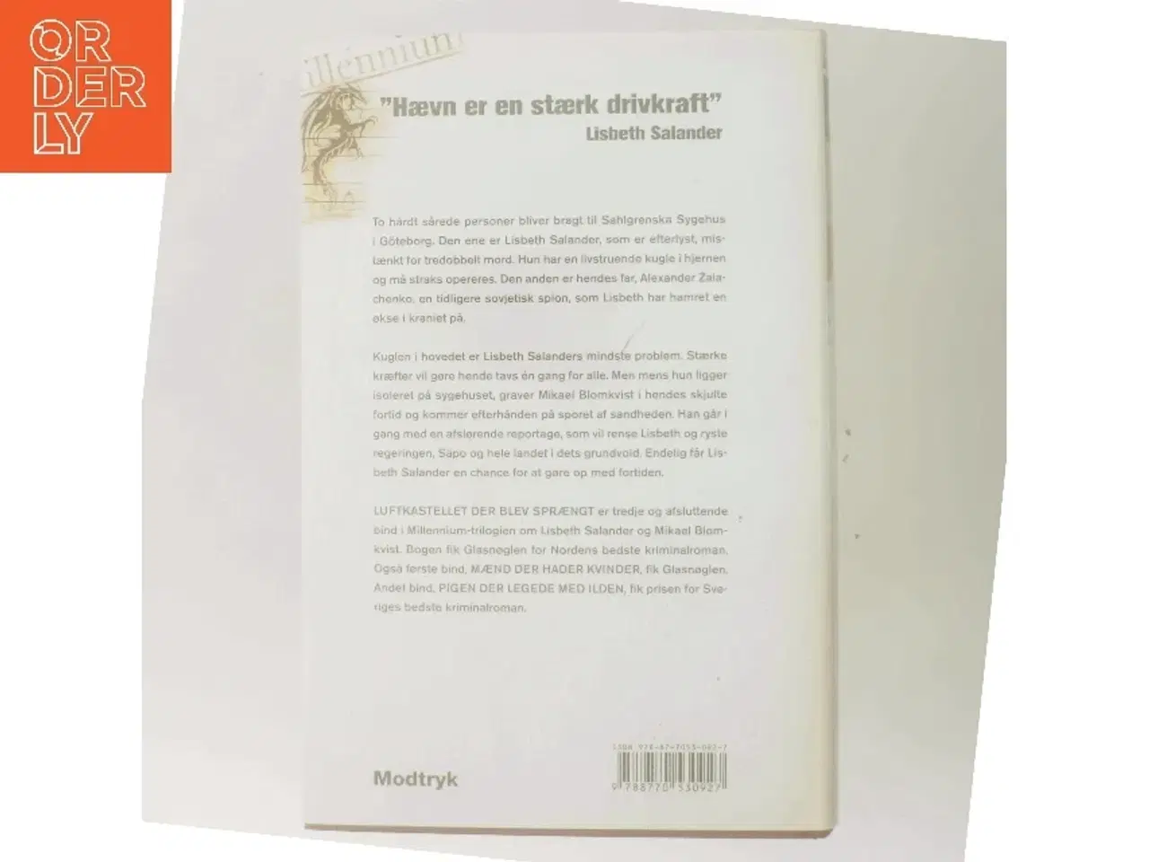 Billede 3 - Luftkastelletderblevsprngt Stir up a Hornets&#39; Nest of Girl. Shi Dige Larsen. the Danish Original. Hardcover](chinese Edition) af Stieg Larsson (Bo