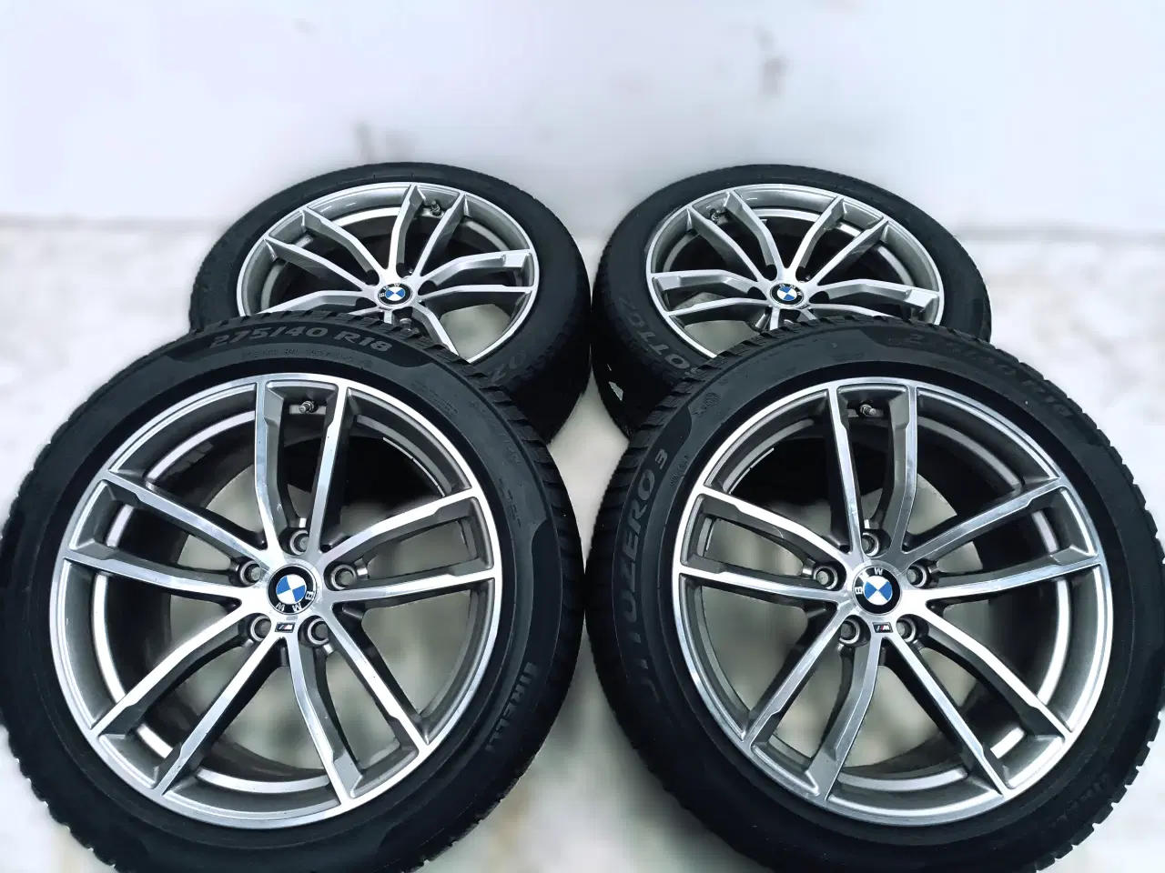 Billede 3 - 5x112 18" ET30 nav 66,6ø BMW M vintersæt TPMS