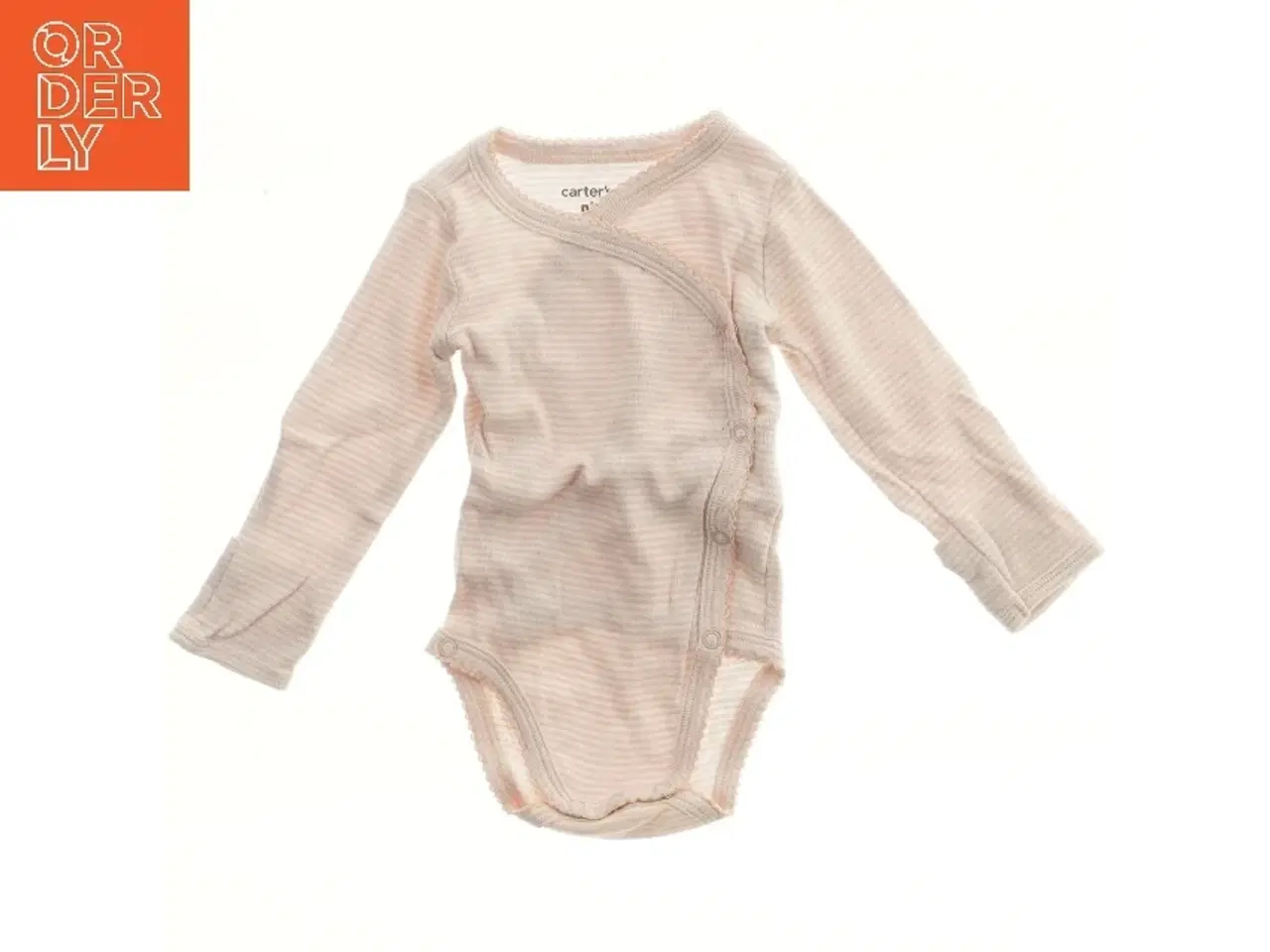 Billede 1 - Langærmet bodystocking med striber fra Carter’s (str. 56)